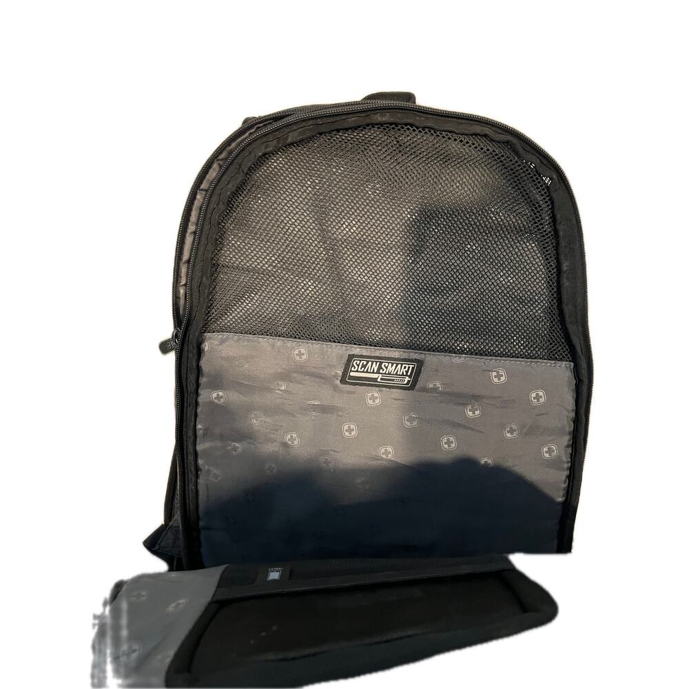 Swiss Gear 3760 Laptop Backpack Gray Black Red 28L - Picture 5 of 5